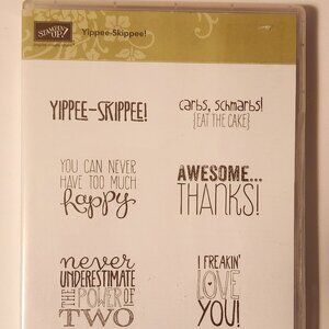 Stampin' Up! 6 piece stamp set 'Yippee-Skippee!'